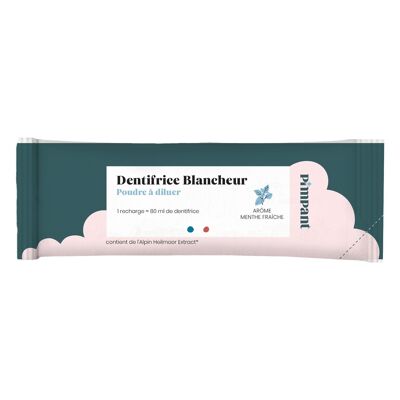 Whitening toothpaste powder to dilute 8grs