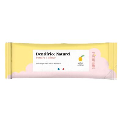 Lemon toothpaste powder to dilute 8grs