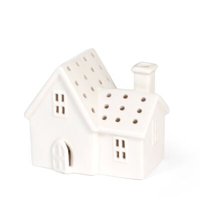 Maison décorative en porcelaine 13,6x9xh11,6 cm