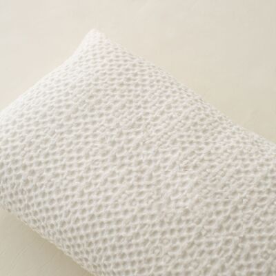 Housse de coussin en coton lin