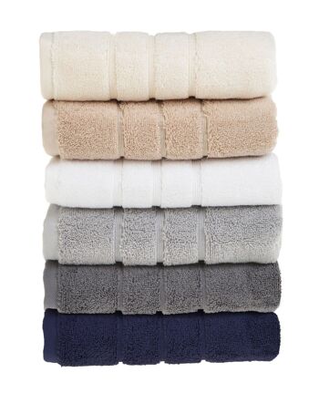 Serviettes de bain épaisses de luxe pour hôtel - 100 % coton peigné 1
