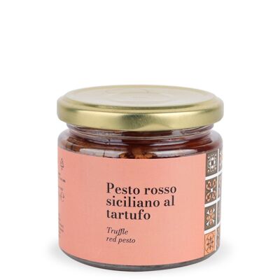 PESTO ROSSO SICILIANO AL TARTUFO senza carne - 180g