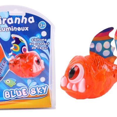 BLUE SKY - Piranha - Jeu d'Eau - 041360 - Couleur Aléatoire - Plastique - 17 cm x 13 cm - Jouet Enfant - Jeu de Plein Air - Piscine - À Partir de 3 ans