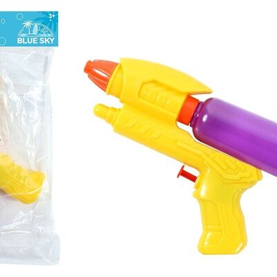 BLUE SKY - Pistolet À Eau - Jeu de Plein Air - 044603 - Jaune - Plastique - 22 cm - Jouet Enfant - Jeu de Plage - Piscine - Arroser - À Partir de 3 ans