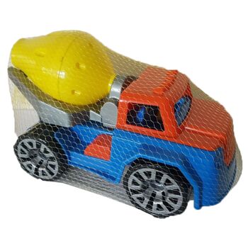 BLUE SKY - Maxi Camion Toupie - Jeu de Plage - 045201 - Multicolore - Véhicule Roues Libres - Plastique - Jouet Enfant - Jeu de Plein Air - Sable - 29 cm - À Partir de 18 Mois 3