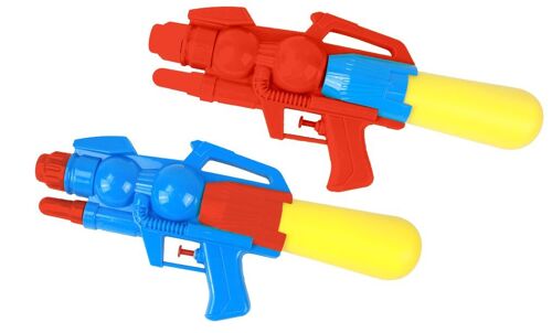 BLUE SKY - Pistolet À Eau - Jeu de Plein Air - 046078 - Multicolore - Plastique - 35 cm - Jouet Enfant - Jeu de Plage - Piscine - Arroser - À Partir de 3 ans