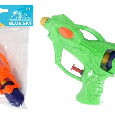 BLUE SKY - Pistolet À Eau - Jeu de Plein Air - 048018 - Modèle Aléatoire - Plastique - 16 cm - Jouet Enfant - Jeu de Plage - Piscine - À Partir de 3 ans