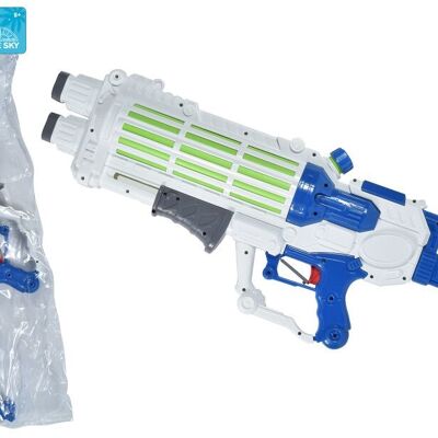 BLUE SKY - Pistolet À Eau - Jeu de Plein Air - 048192 - Blanc - Plastique - 74 cm - Jouet Enfant - Jeu de Plage - Piscine - Arroser - À Partir de 6 ans