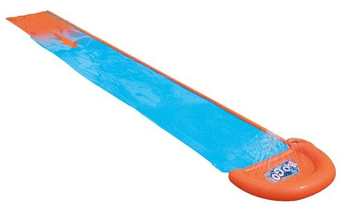 BESTWAY - Piste De Glisse - Jeu d'Eau - 52326 - Orange - Plastique - 549 cm x 82 cm - Jouet Enfant - Jeu de Plein Air - Ventriglisse - Tapis Glissant - À Partir de 5 ans