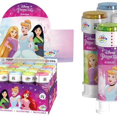 DULCOP - Bulles Princesse Disney - Bulles de Savon - 60 Ml - 047023 - Multicolore - Plastique - Licence Officiel - Jouet Enfant - Jeu de Plein air - À Partir de 3 ans