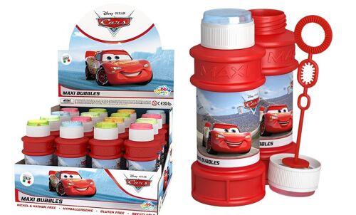 DULCOP - Bulles Cars - Bulles de Savon - 175 Ml - 047026B - Rouge - Plastique - Licence Officiel - Jouet Enfant - Jeu de Plein air - À Partir de 3 ans