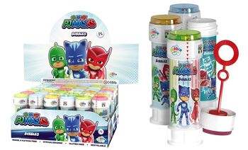 DULCOP - Bulles PJ Masks / Pyjamasques - Bulles de Savon - 60 Ml - 047697 - Blanc - Plastique - Licence Officiel - Jouet Enfant - Jeu de Plein air - À Partir de 3 ans 1