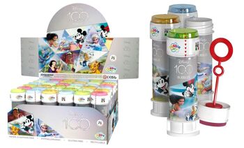 DULCOP - Bulles 100 Ans Disney - Bulles de Savon - 60 Ml - 047331 - Multicolore - Plastique - Licence Officiel - Jouet Enfant - Jeu de Plein air - À Partir de 3 ans 1