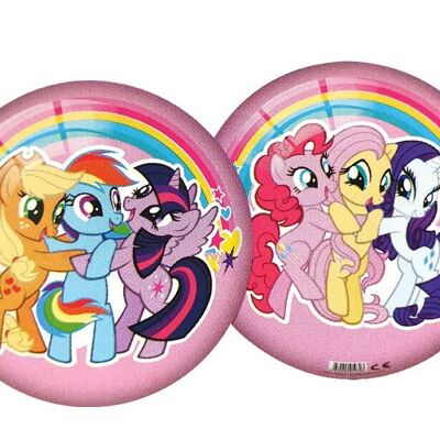 BLUE SKY - Petit Ballon Mon Petit Poney - Jeu de Ballon - 045167 - Rose - Plastique - Balle - Jouet Enfant - My Little Pony - Petite Taille - 12 cm - À Partir de 10 Mois