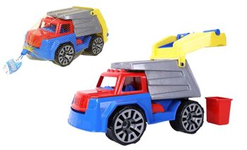 BLUE SKY - Maxi Camion Recyclage - Jeu de Plage - 045202 - Multicolore - Véhicule Roues Libres - Plastique - Jouet Enfant - Jeu de Plein Air - Sable - 29 cm - À Partir de 18 Mois 1