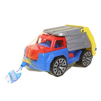BLUE SKY - Maxi Camion Recyclage - Jeu de Plage - 045202 - Multicolore - Véhicule Roues Libres - Plastique - Jouet Enfant - Jeu de Plein Air - Sable - 29 cm - À Partir de 18 Mois 2