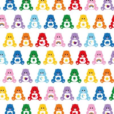 Carte postale Care Bears Des oursons de toutes les couleurs de l'arc-en-ciel