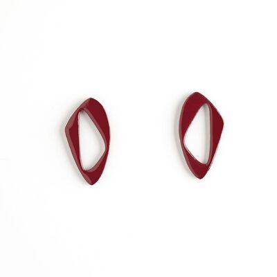 SIMONE Bordeaux earrings