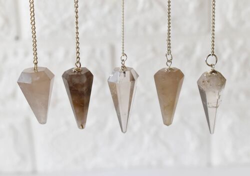 Smokey Quartz Pendulum, Crystal Pendulum (Expanded Awareness and Channeling)