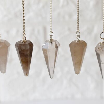 Smokey Quartz Pendulum, Crystal Pendulum (Expanded Awareness and Channeling)