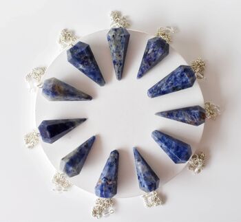 Sodalite Pendulum, Crystal Pendulum (Intuition and Truth) 3