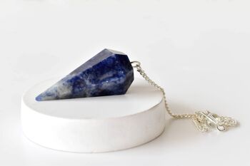 Sodalite Pendulum, Crystal Pendulum (Intuition and Truth) 5