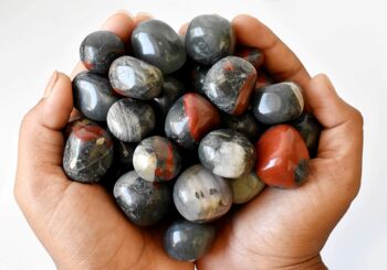 1Pc African Bloodstone Tumbled Stone ~ Healing Tumble Stones 4