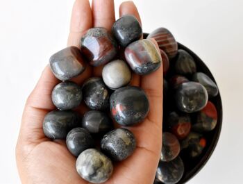 1Pc African Bloodstone Tumbled Stone ~ Healing Tumble Stones 10