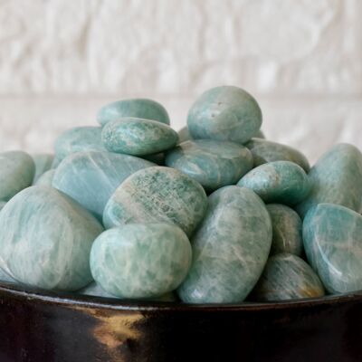 1Pc Amazonite Tumbled Stones ~ Healing Tumble Stones