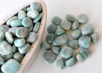 1Pc Amazonite Tumbled Stones ~ Healing Tumble Stones 9