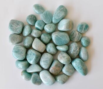 1Pc Amazonite Tumbled Stones ~ Healing Tumble Stones 10