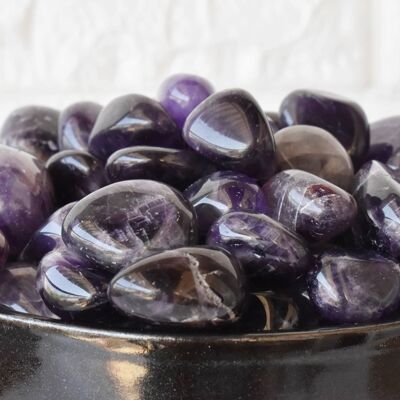 1Pc Amethyst Tumbled Stone ~ Healing Tumbled Stones