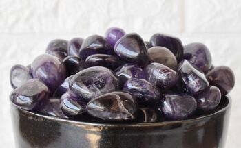 1Pc Amethyst Tumbled Stone ~ Healing Tumbled Stones 1