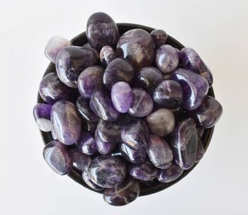 1Pc Amethyst Tumbled Stone ~ Healing Tumbled Stones 2