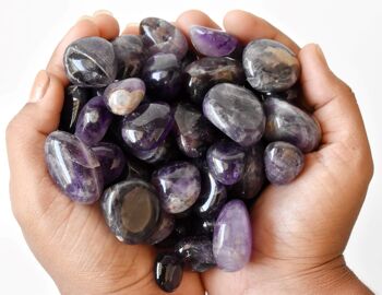 1Pc Amethyst Tumbled Stone ~ Healing Tumbled Stones 5