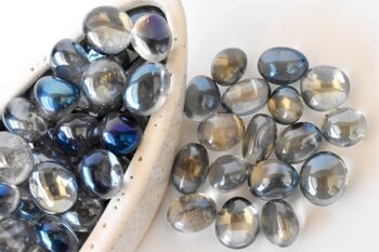 1Pc Aura Quartz Labradorite Tumbled Stone ~ Healing Stones 9