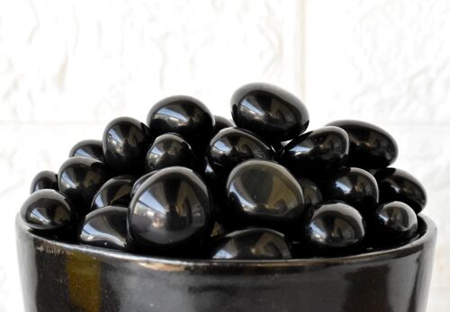 1Pc Black Obsidian Tumbled Stone ~ Healing Tumbled Stones