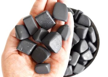 1Pc Black Shungite Tumbled Stone ~Healing Tumbled Stones 4