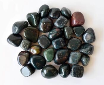 1Pc Bloodstone Tumbled Stone ~ Healing Tumbled Stones 10