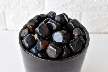 1Pc Blue Tiger Eye Tumbled Stone ~ Healing Tumbled Stones 3