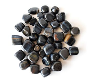 1Pc Blue Tiger Eye Tumbled Stone ~ Healing Tumbled Stones 10