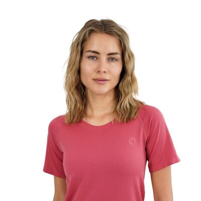 Chemise de sport femme manches courtes sans couture - racer - chemise de course