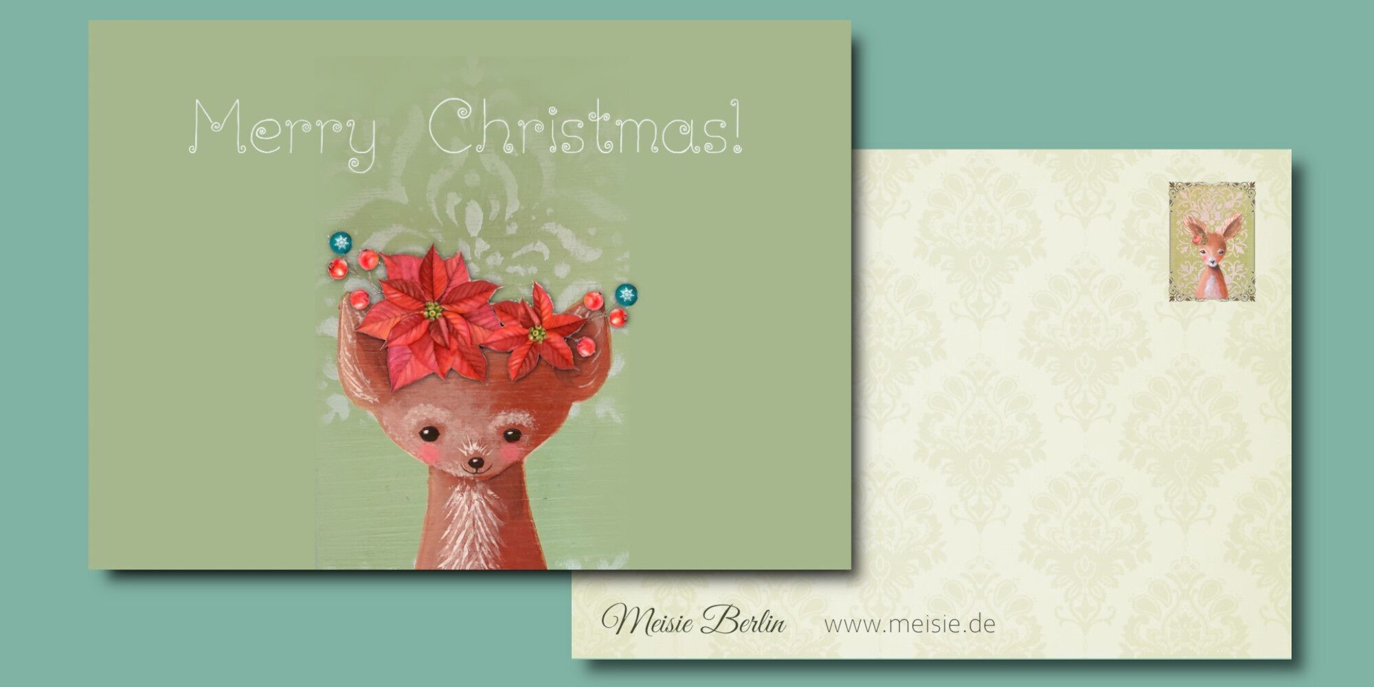 Christmas card "Merry Christmas"