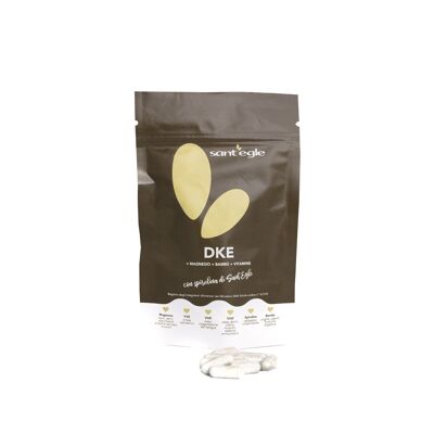 DKE + Magnesium + Bamboo + Vitamins + Sant'Egle Spirulina supplement. 100% natural
