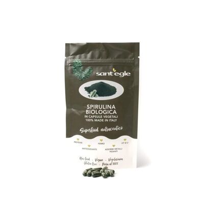 Organic Spirulina in Capsules 300 pcs (Pack of 6 pcs)