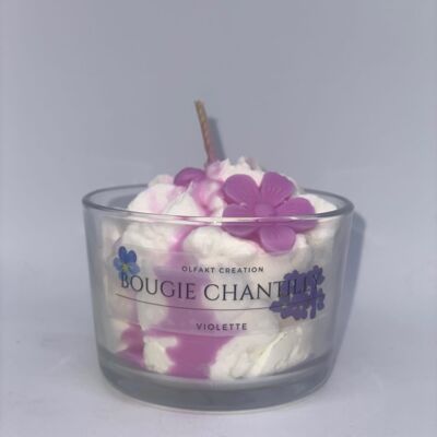 Violet Chantilly Candle