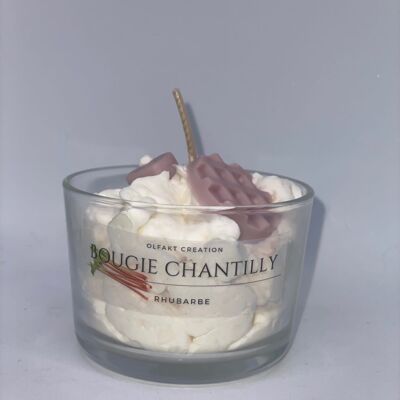 Chantilly Rhubarb Candle