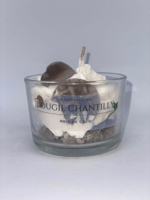 Bougie Chantilly Noix de Coco