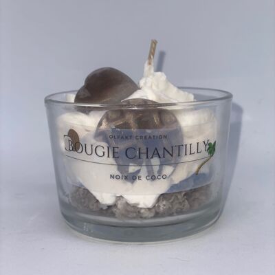 Bougie Chantilly Noix de Coco