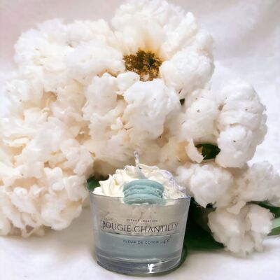 Chantilly candle scented with Cotton Flower